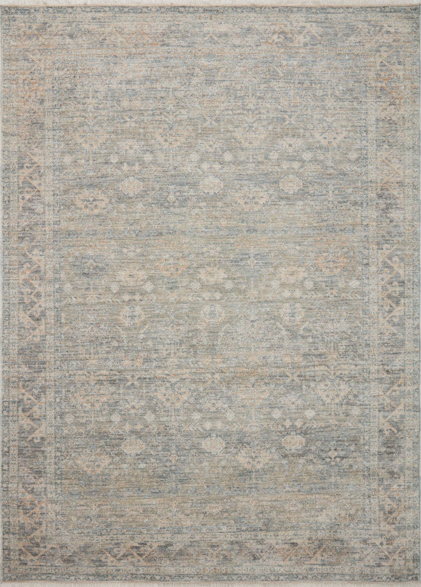 Angela Rose Blake Rug - Sky / Beige - Chapin Furniture