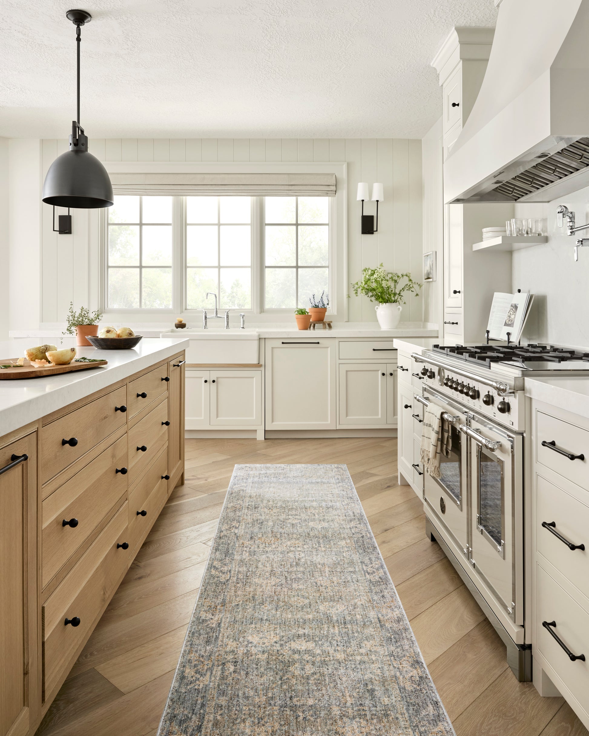 Angela Rose Blake Rug - Sky / Beige - Chapin Furniture