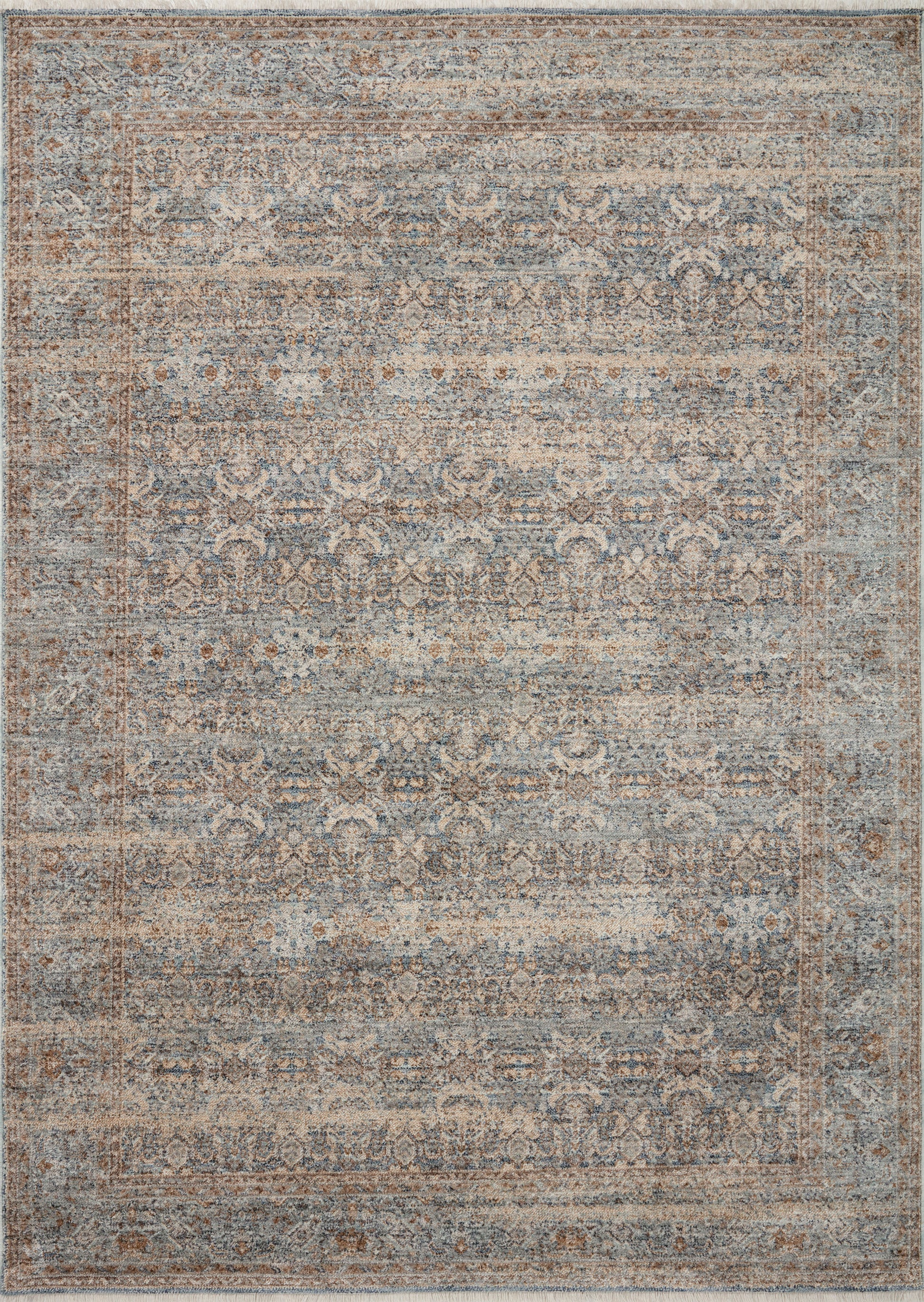 Angela Rose Blake Rug - Ocean / Mocha - Chapin Furniture