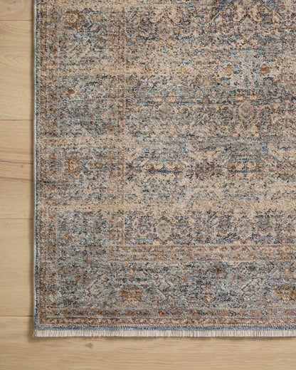 Angela Rose Blake Rug - Ocean / Mocha - Chapin Furniture
