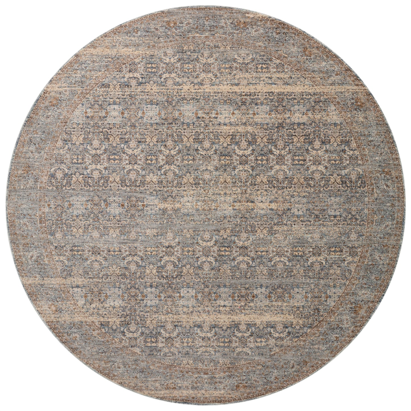 Angela Rose Blake Rug - Ocean / Mocha - Chapin Furniture