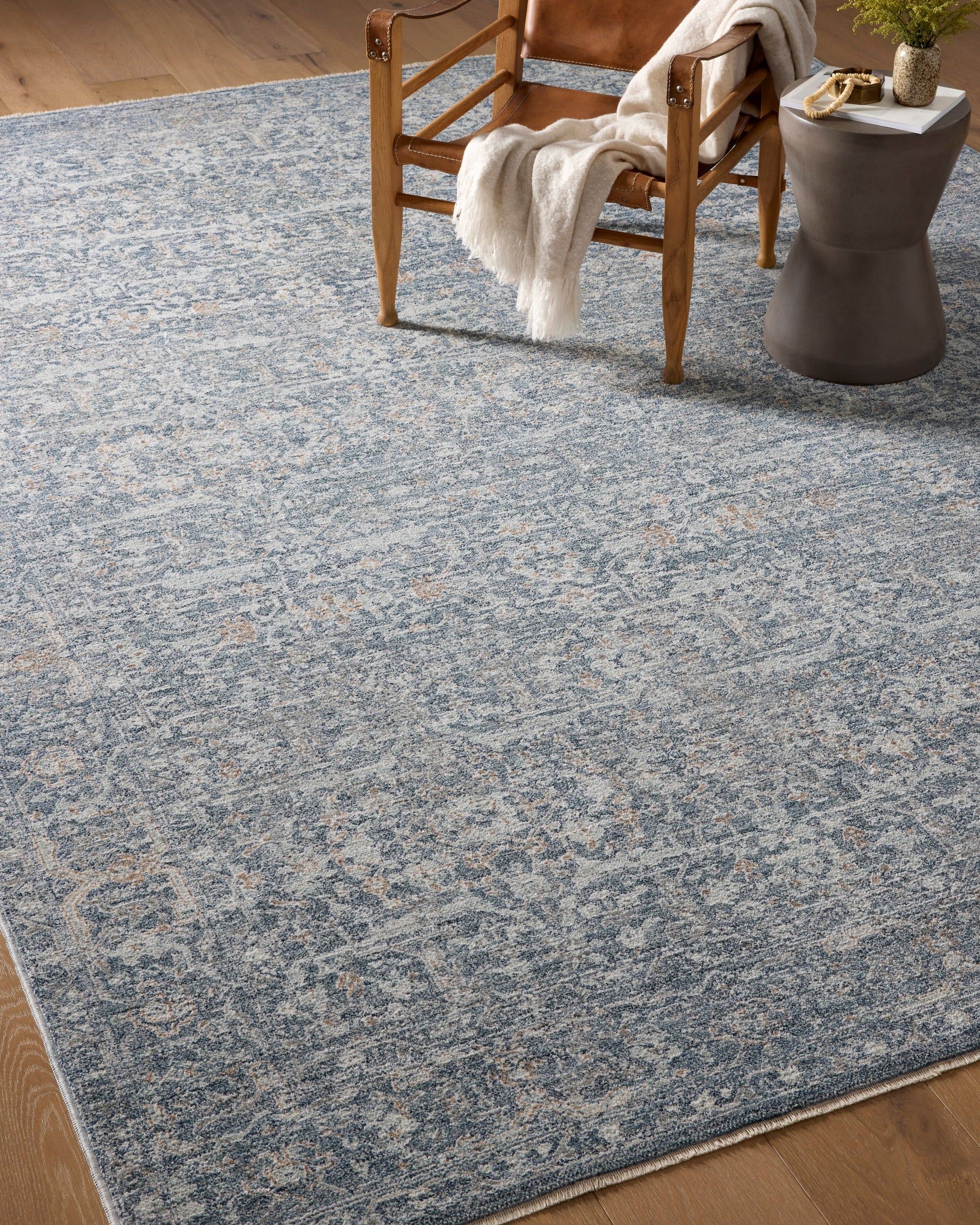 Angela Rose Blake Rug - Denim / Taupe - Chapin Furniture