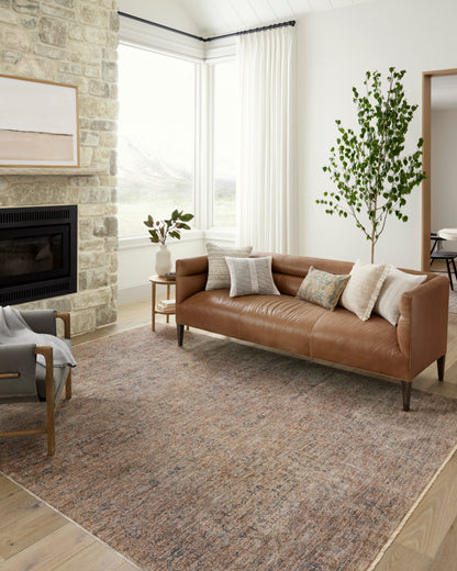 Angela Rose Blake Rug - Taupe / Blue - Chapin Furniture