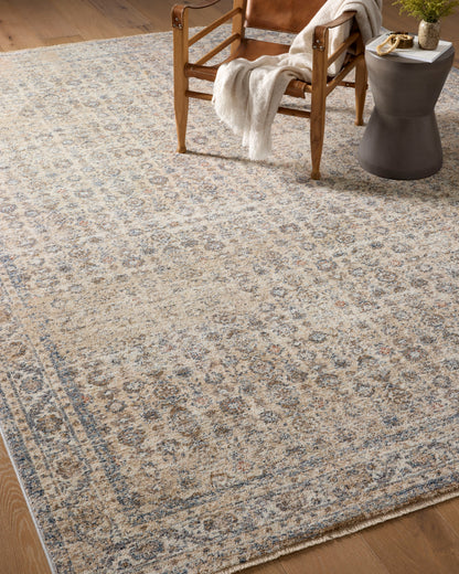 Angela Rose Blake Rug - Beige / Denim - Chapin Furniture