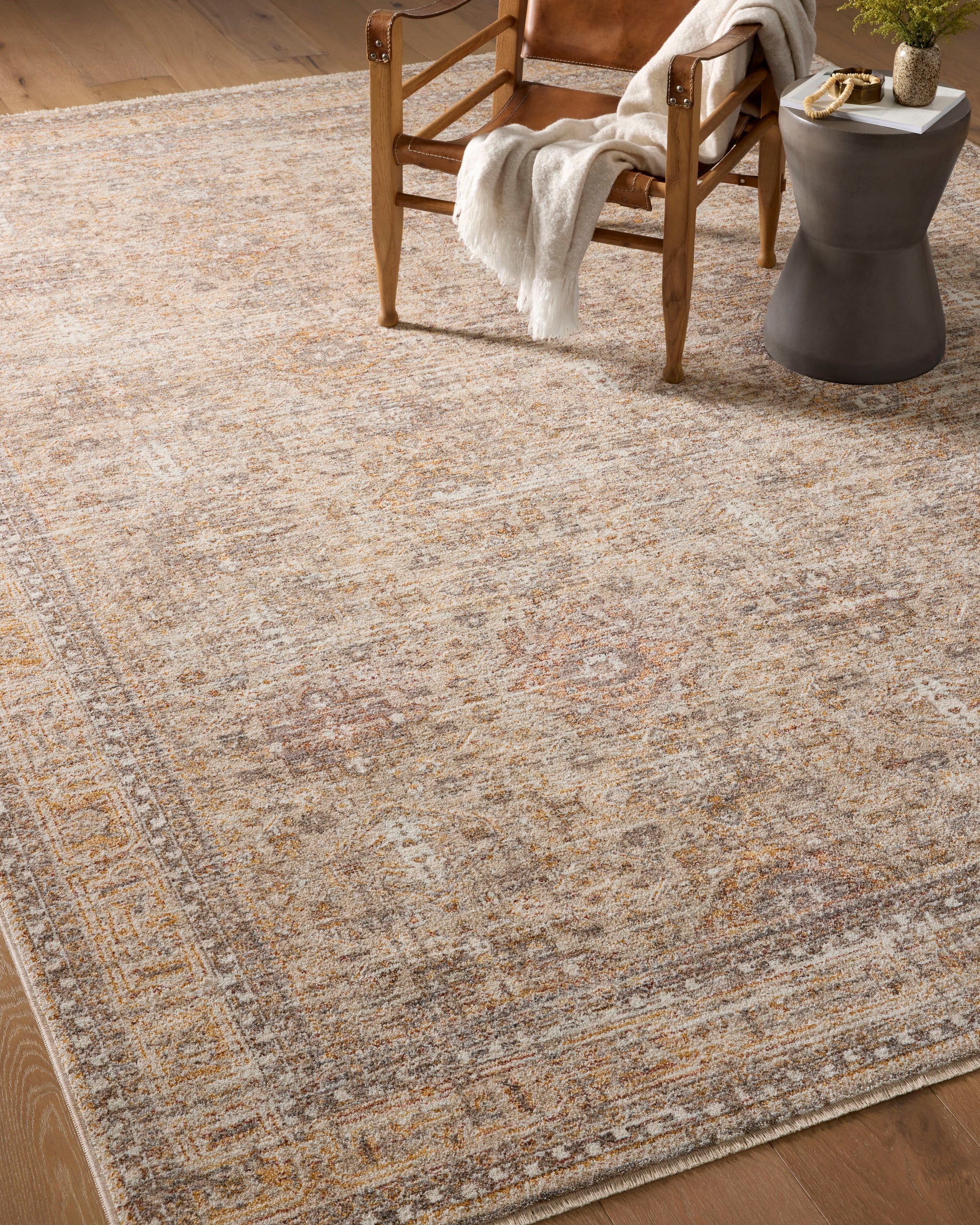 Angela Rose Blake Rug - Oatmeal / Spice - Chapin Furniture
