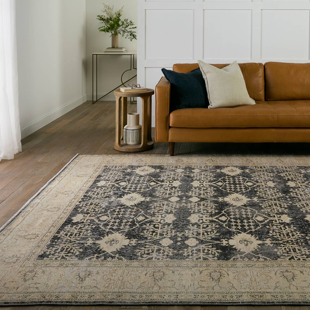 Boheme Pia BOH24 Navy/Cream Rug - Chapin Furniture
