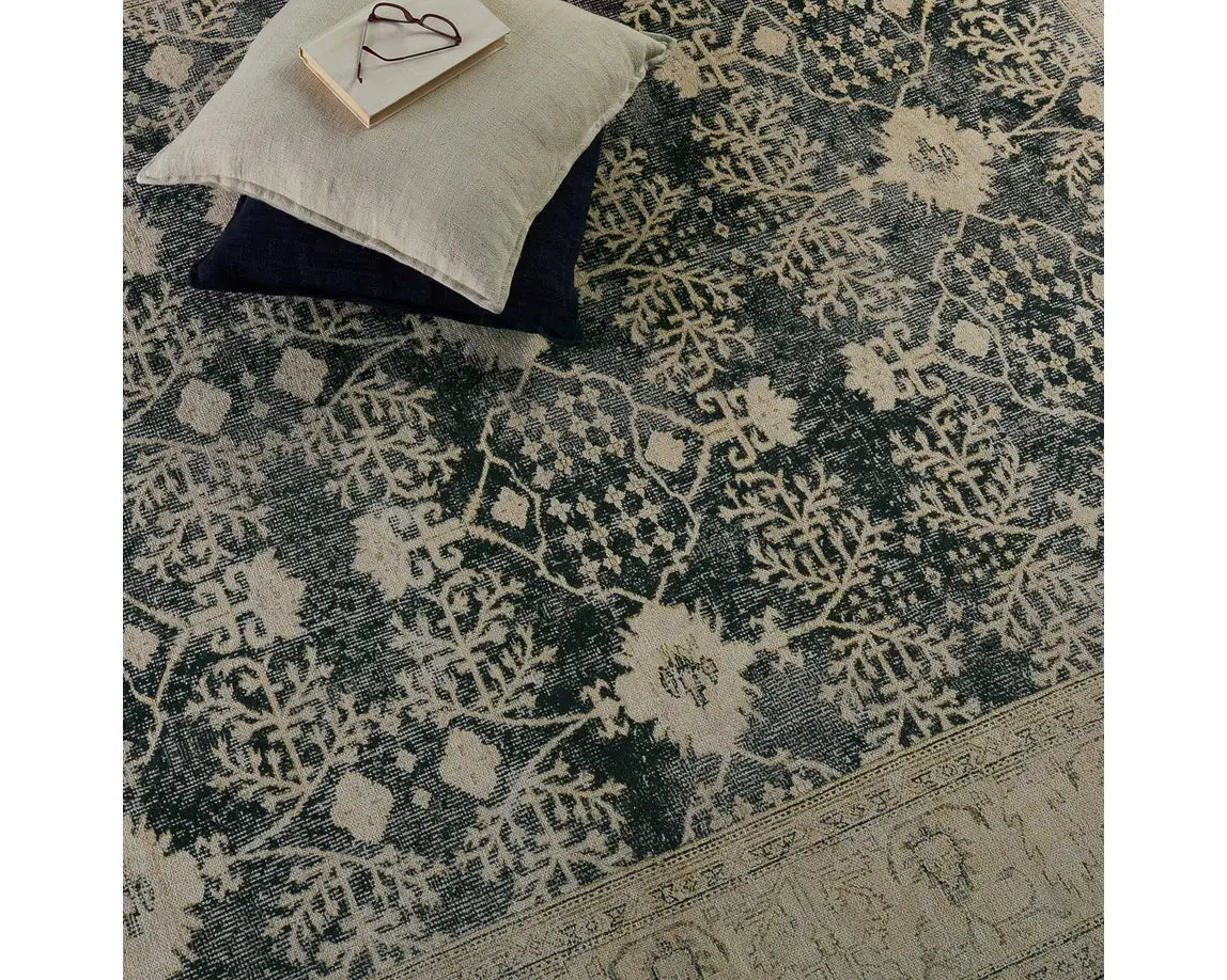 Jaipur Living Boheme Pia BOH24 Navy/Cream Rug - Chapin Furniture