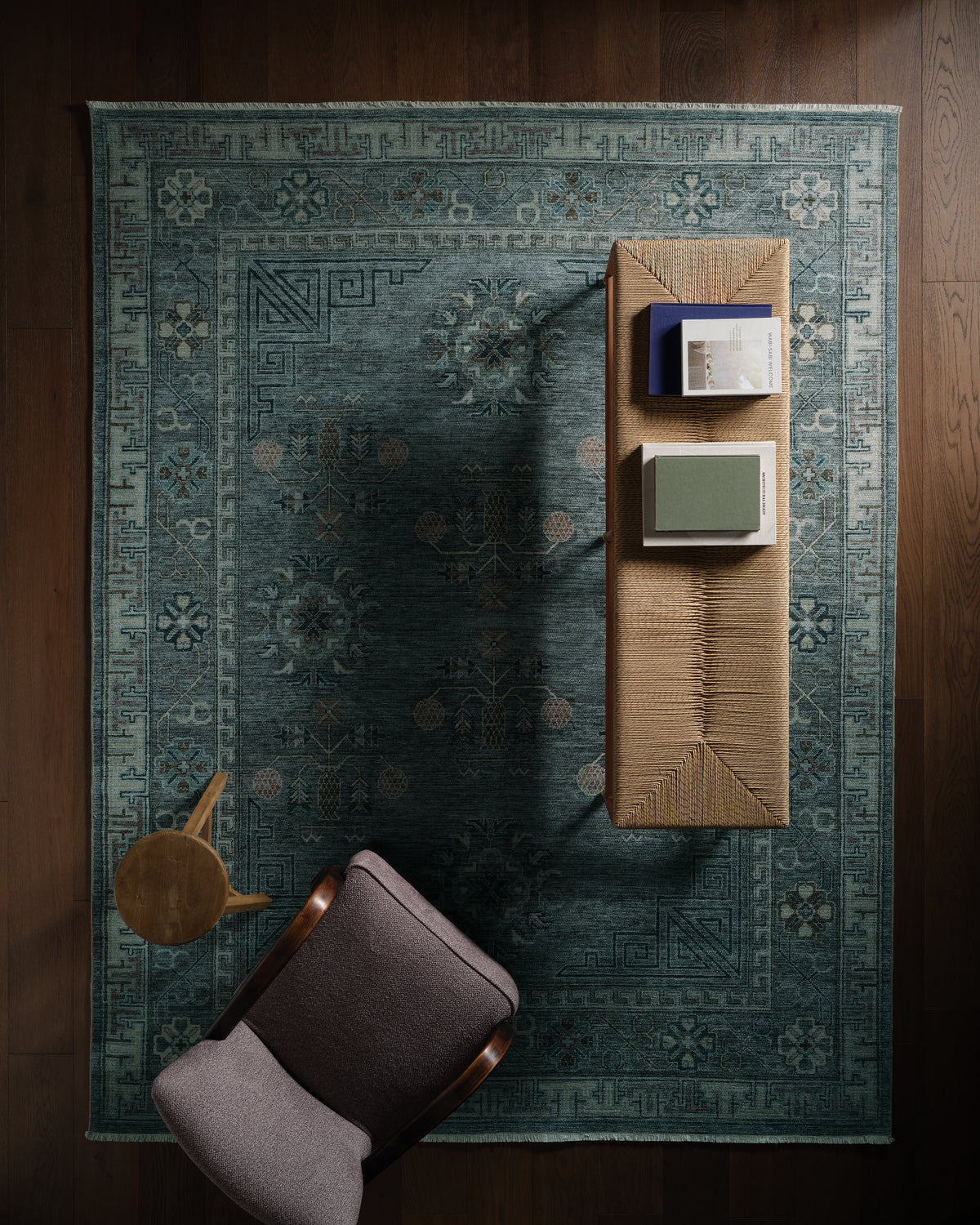 Boheme Kyriel BOH33 Blue Rug - Chapin Furniture