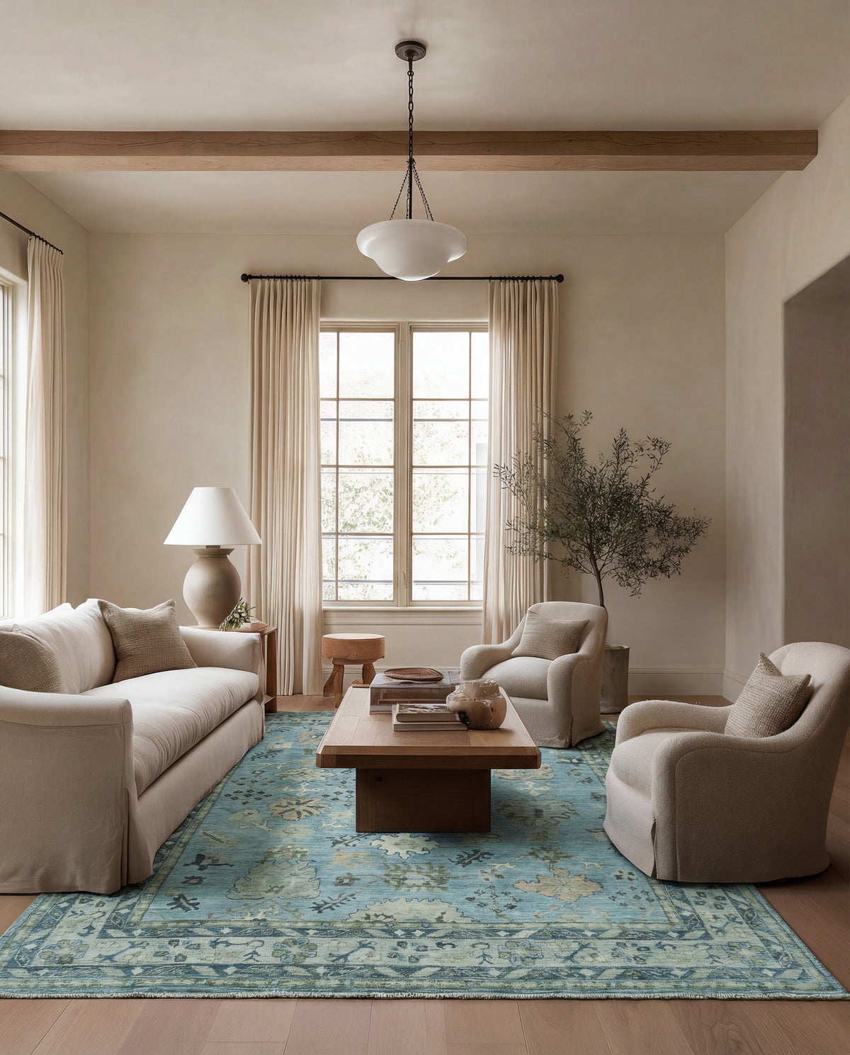 Boheme Zelara BOH34 Blue/Gray Rug - Chapin Furniture