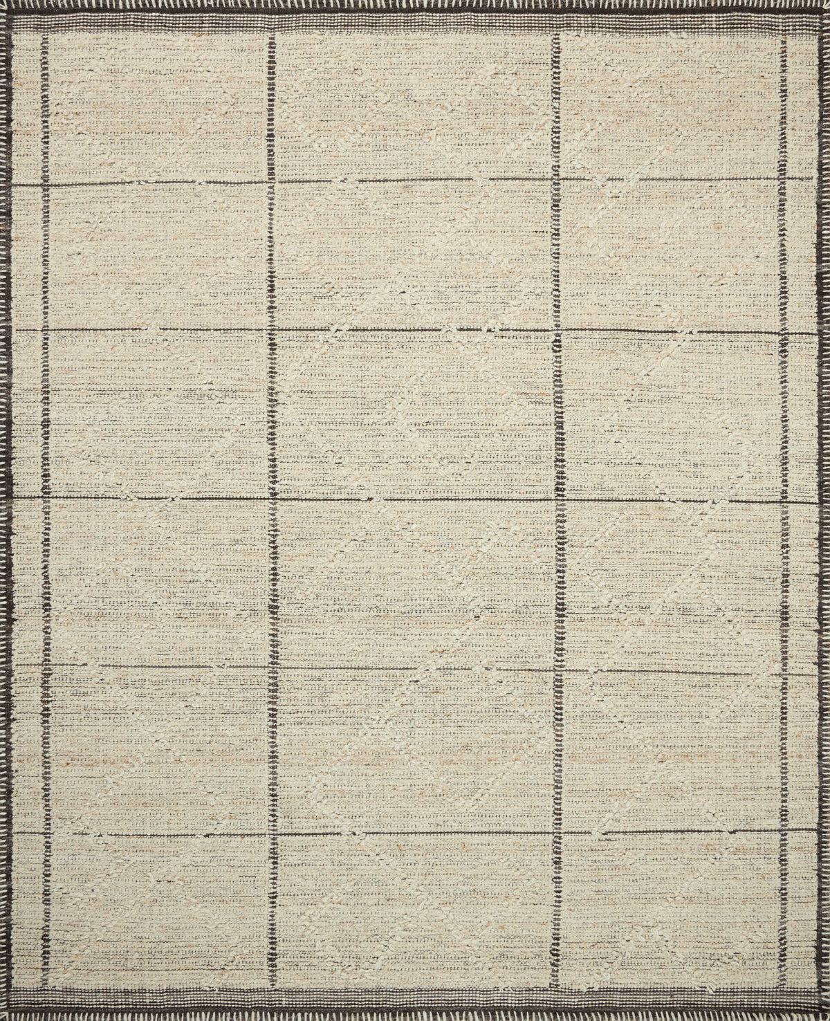 Amber Lewis x Loloi Bowie 01 Ivory/Mocha Rug - Chapin Furniture