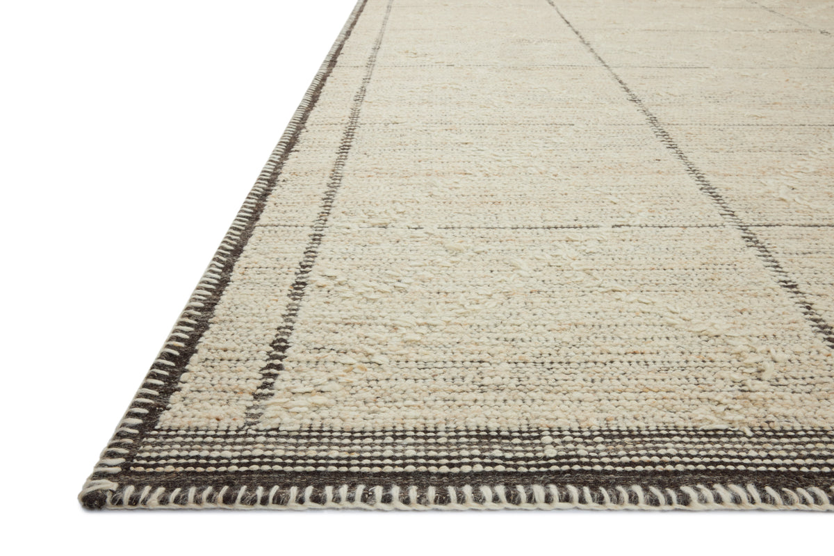 Amber Lewis x Loloi Bowie 01 Ivory/Mocha Rug - Chapin Furniture