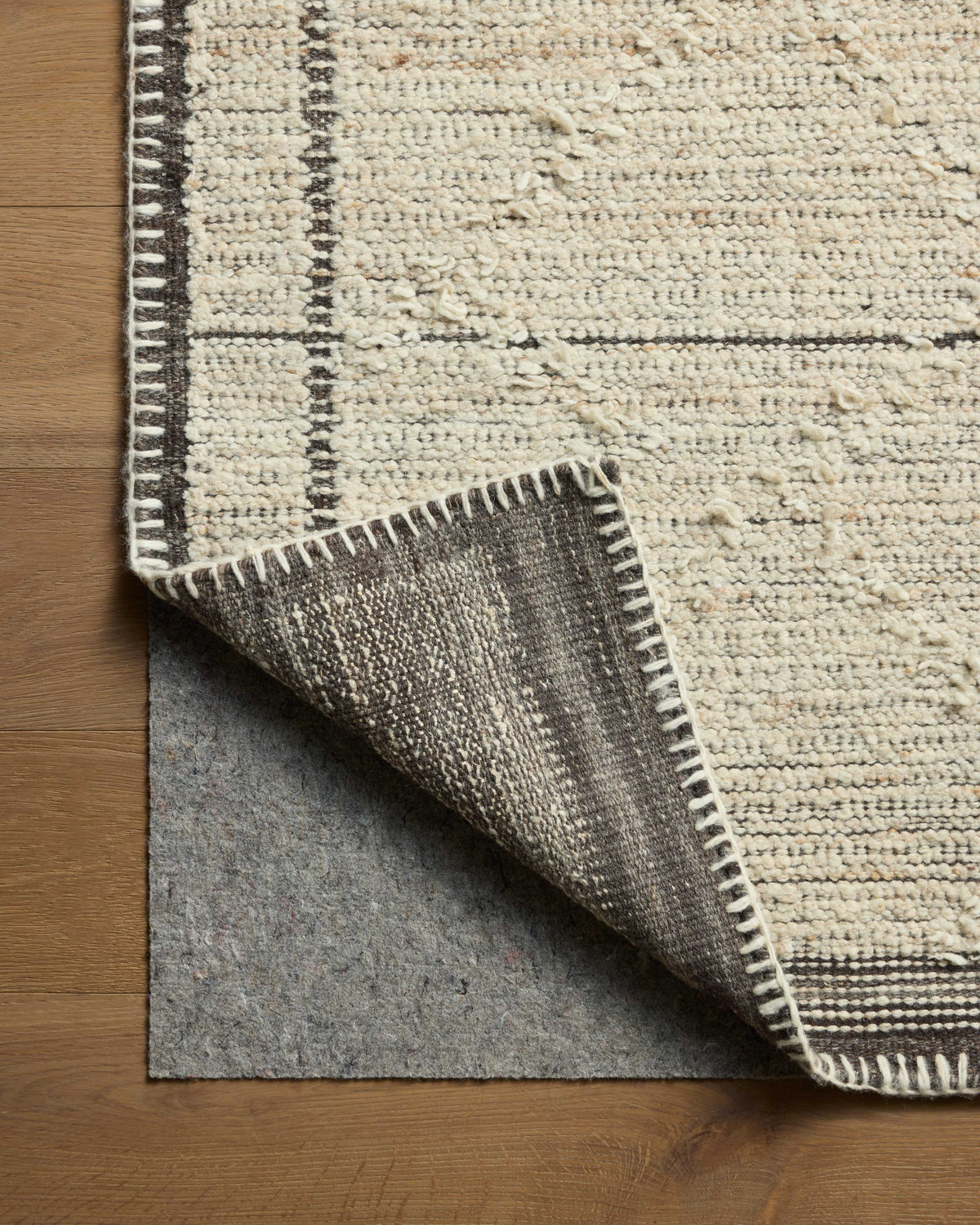 Amber Lewis x Loloi Bowie 01 Ivory/Mocha Rug - Chapin Furniture