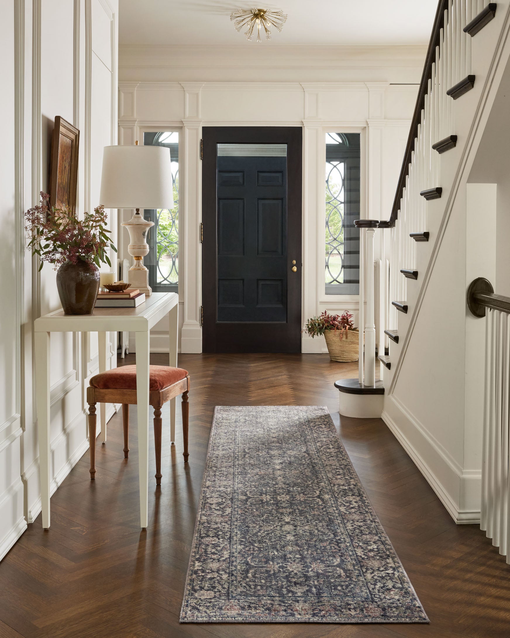 Jean Stoffer Bradbury 01 Rug- Midnight/Multi - Chapin Furniture