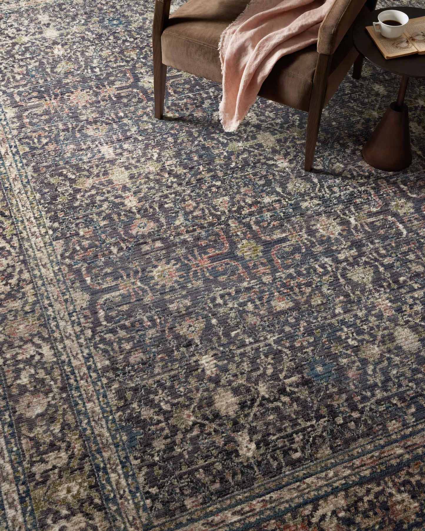 Jean Stoffer Bradbury 01 Rug- Midnight/Multi - Chapin Furniture