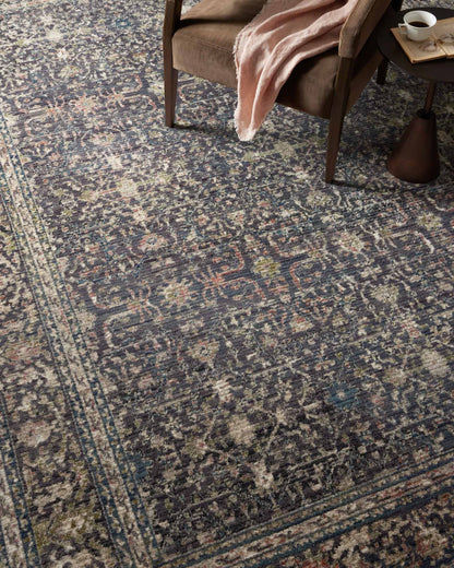 Jean Stoffer Bradbury 01 Rug- Midnight/Multi - Chapin Furniture