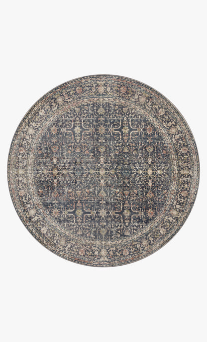 Jean Stoffer Bradbury 01 Rug- Midnight/Multi - Chapin Furniture