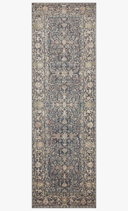 Jean Stoffer Bradbury 01 Rug- Midnight/Multi - Chapin Furniture