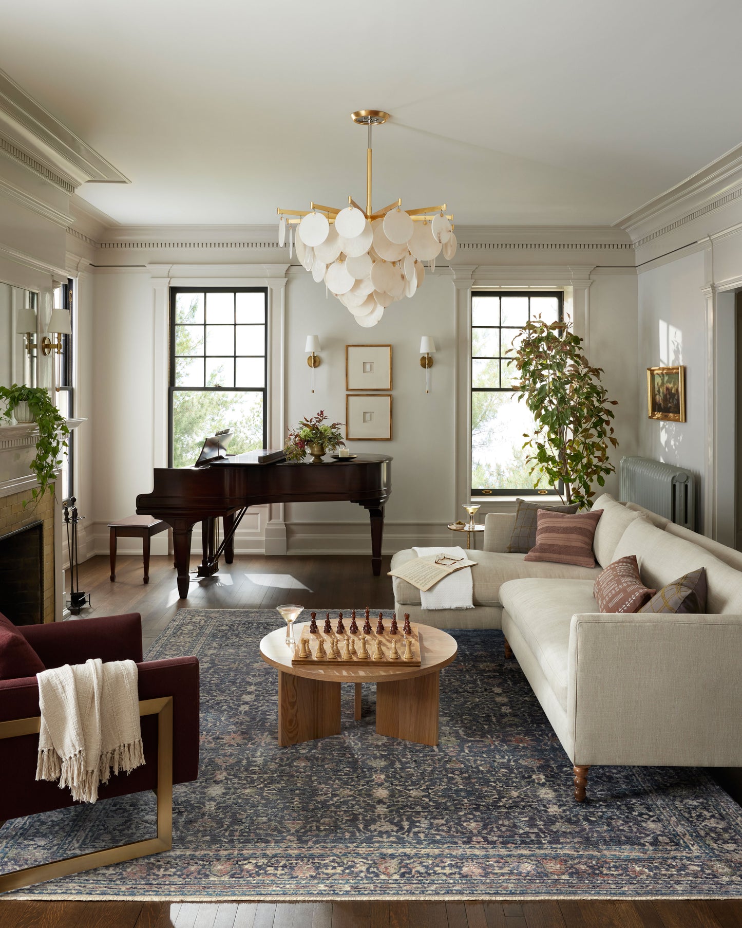 Jean Stoffer Bradbury 01 Rug- Midnight/Multi - Chapin Furniture