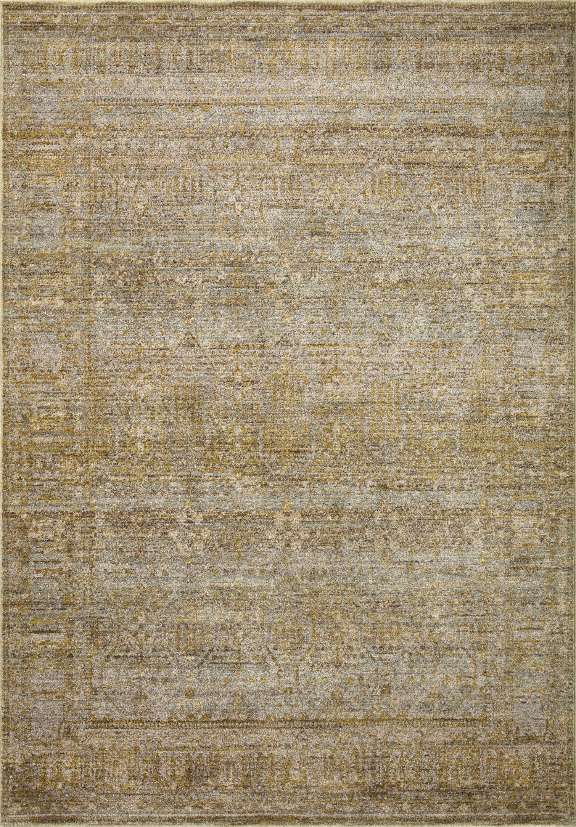 Jean Stoffer Bradbury 02 Rug- Dove/Gold - Chapin Furniture