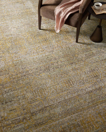 Jean Stoffer Bradbury 02 Rug- Dove/Gold - Chapin Furniture