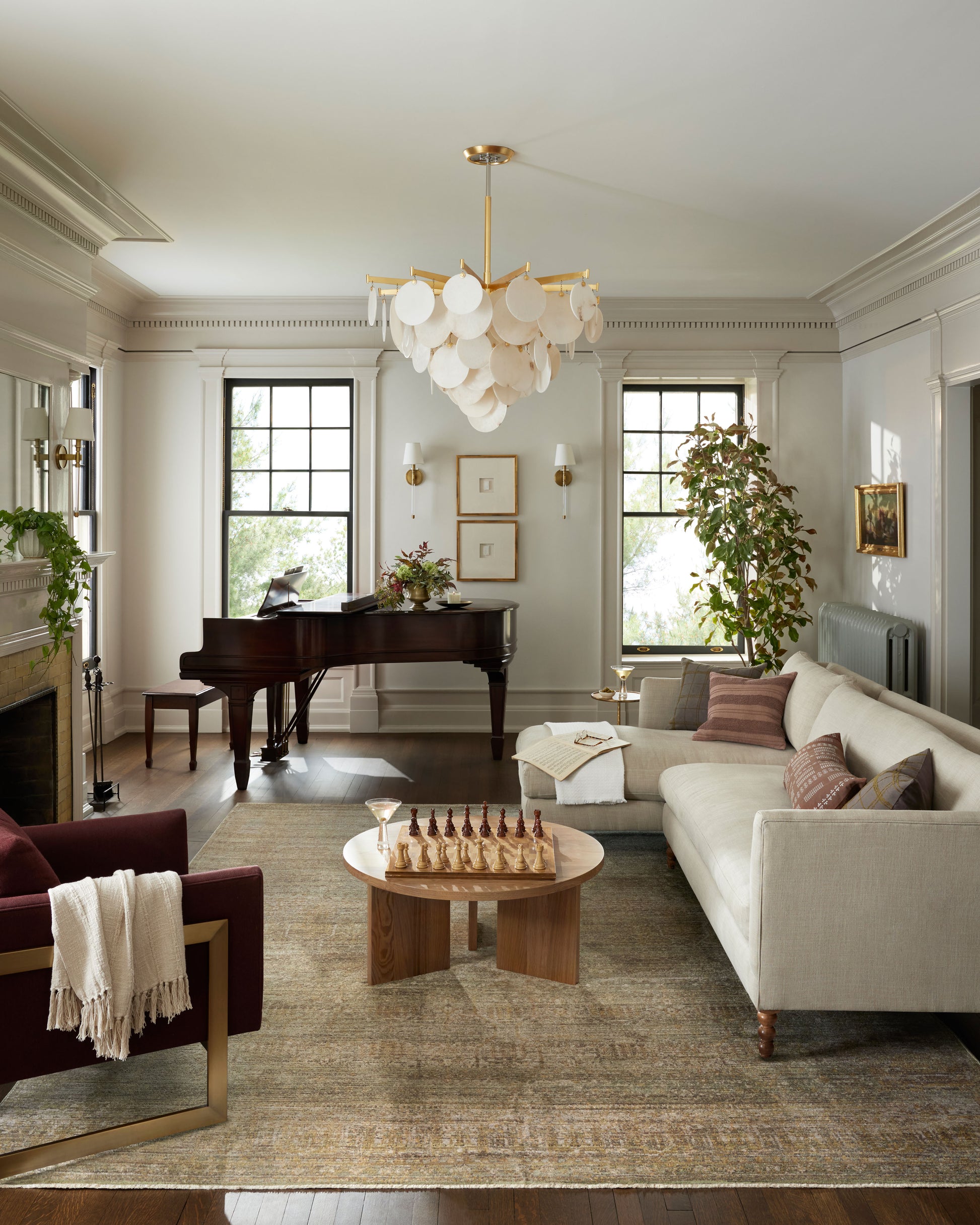 Jean Stoffer Bradbury 02 Rug- Dove/Gold - Chapin Furniture