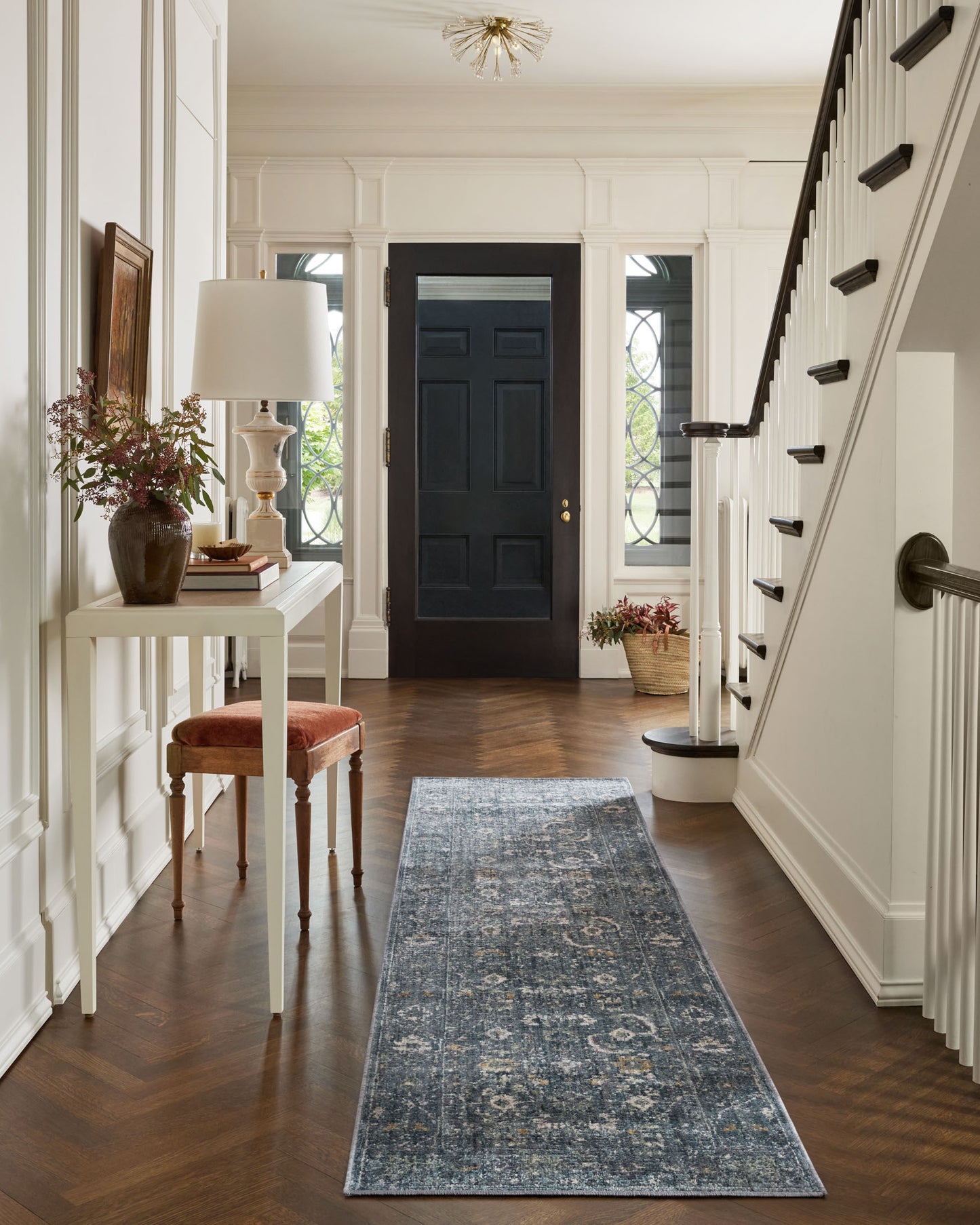 Jean Stoffer Bradbury 03 Rug- Ocean/Gold - Chapin Furniture