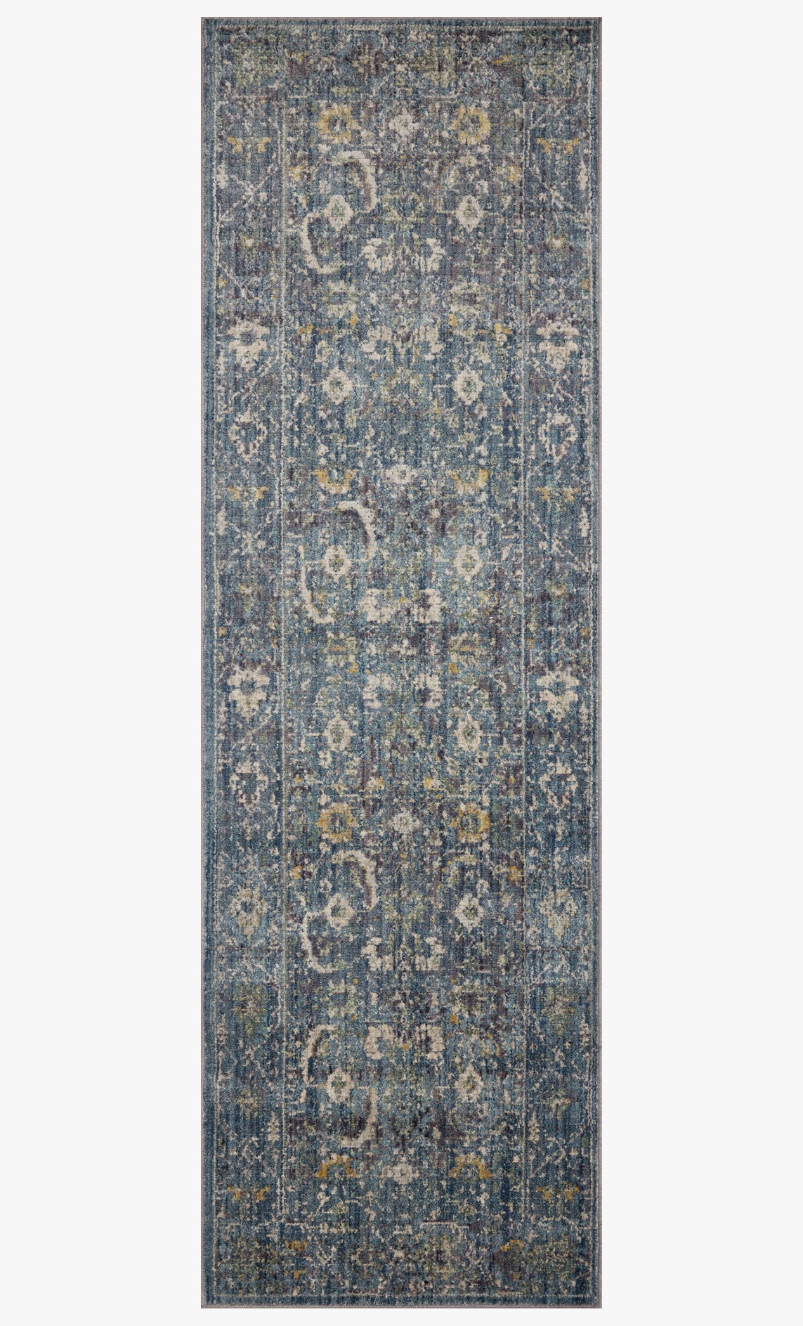 Jean Stoffer Bradbury 03 Rug- Ocean/Gold - Chapin Furniture