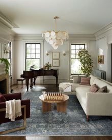 Jean Stoffer Bradbury 03 Rug- Ocean/Gold - Chapin Furniture