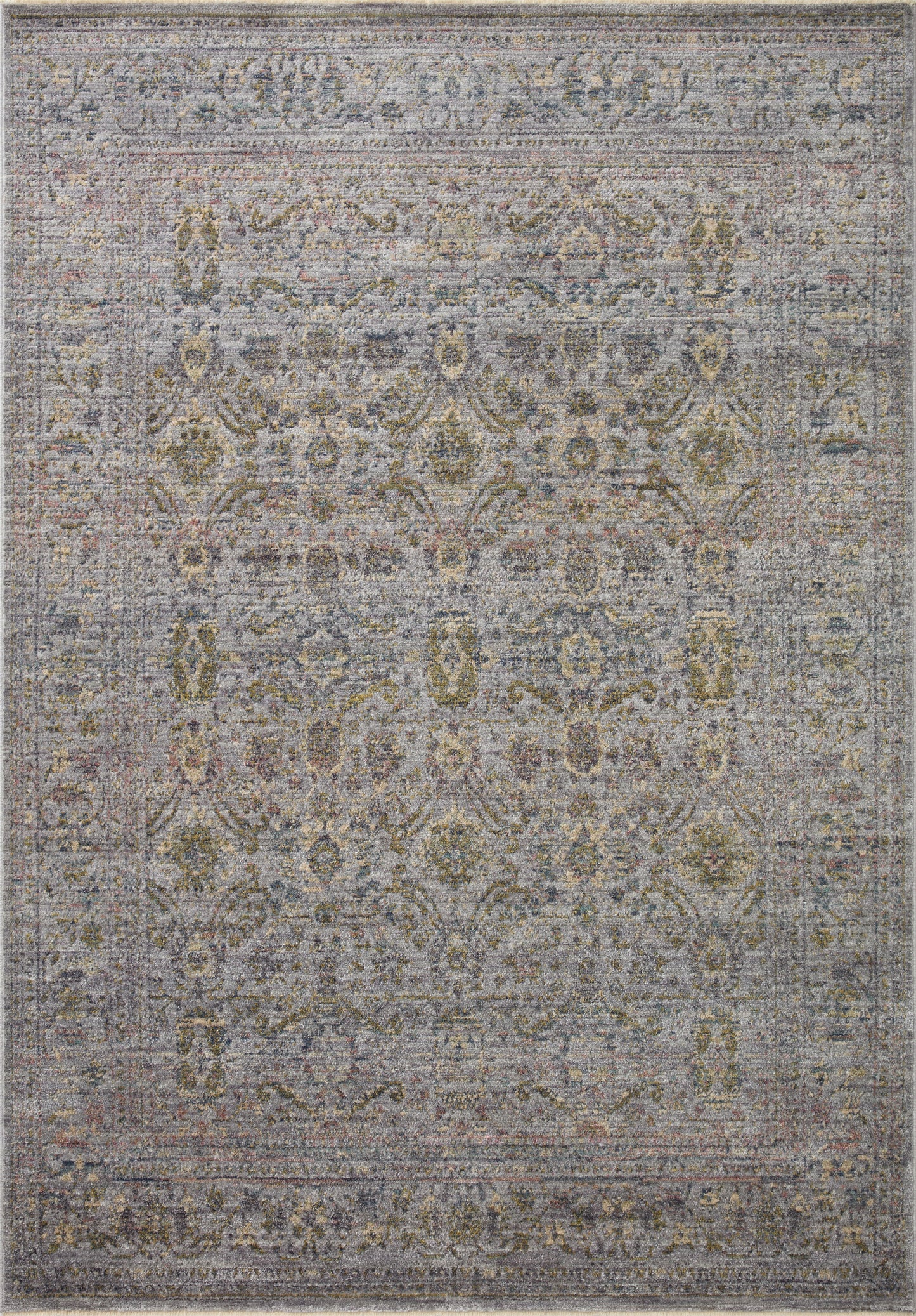 Jean Stoffer Bradbury 04 Rug- Grey/Multi - Chapin Furniture