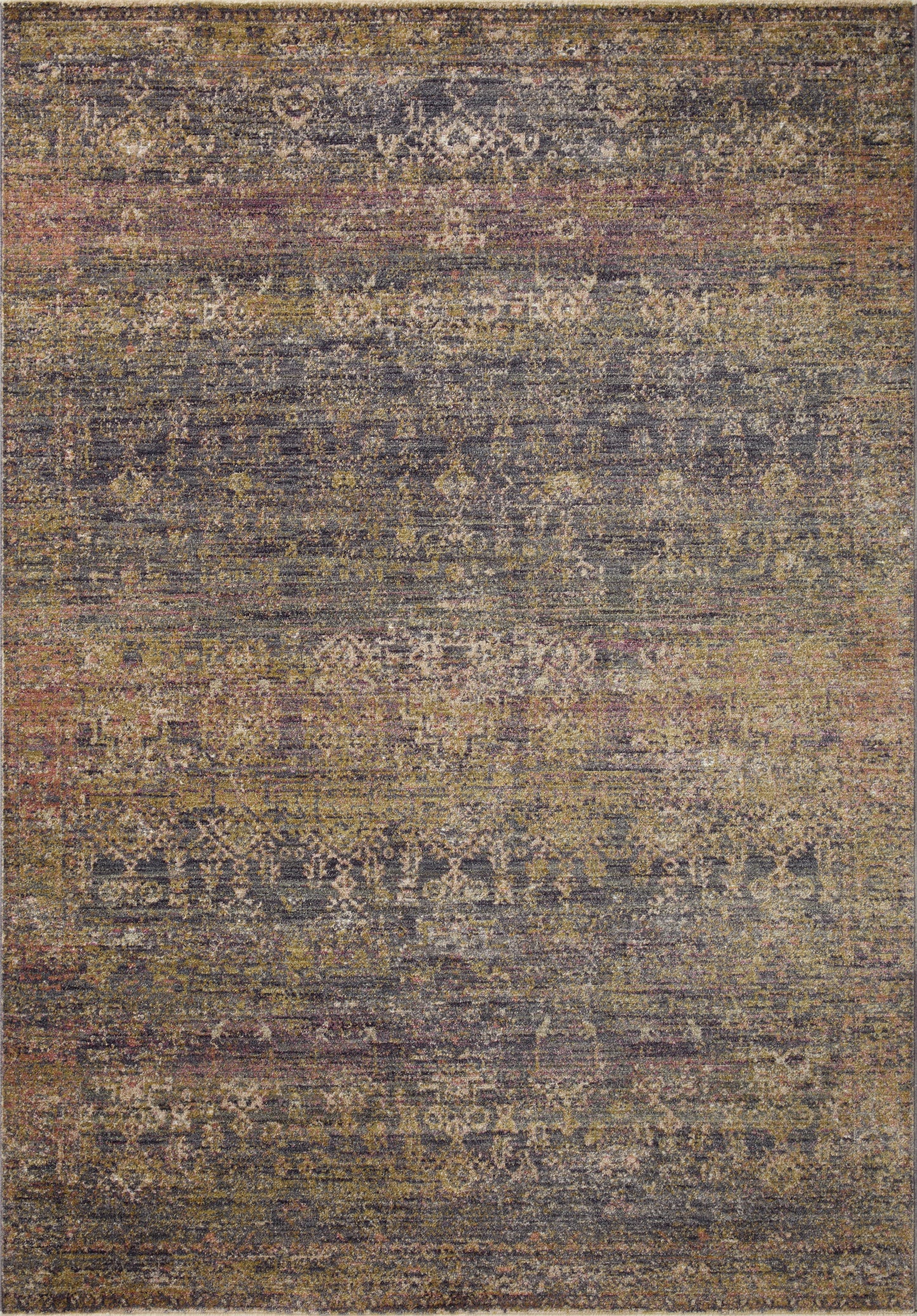 Jean Stoffer Bradbury 05 Rug- Ink/Multi - Chapin Furniture