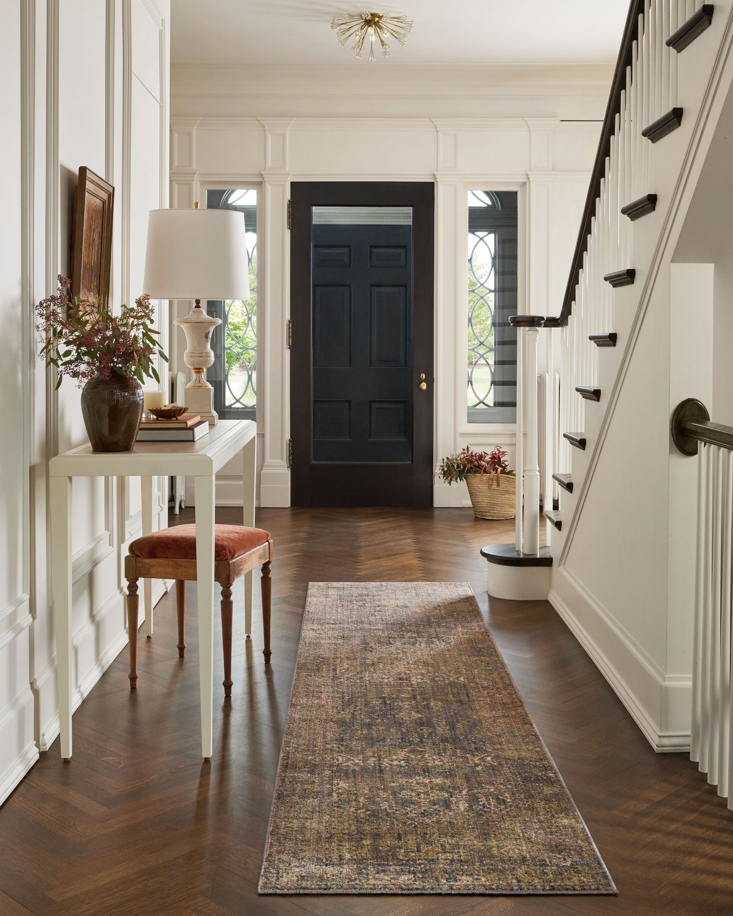 Jean Stoffer Bradbury 05 Rug- Ink/Multi - Chapin Furniture