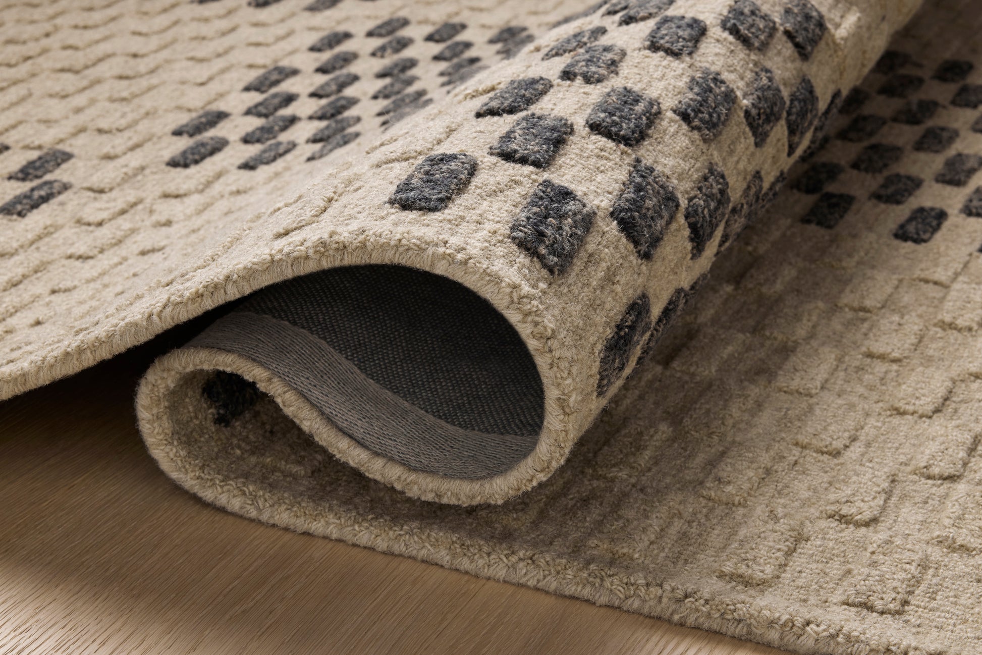 Chris Loves Julia Bradley Rug - Beige / Midnight - Chapin Furniture