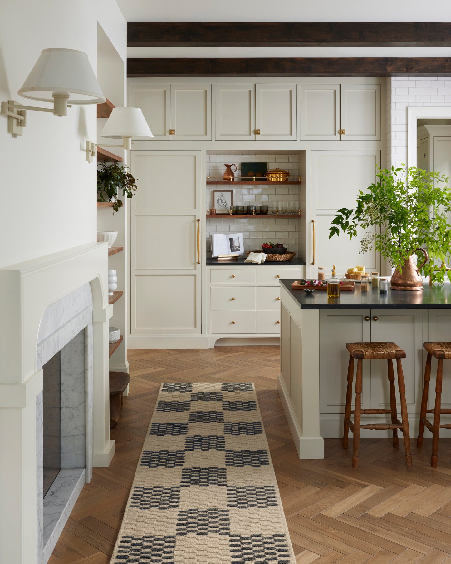 Chris Loves Julia Bradley Rug - Beige / Midnight - Chapin Furniture