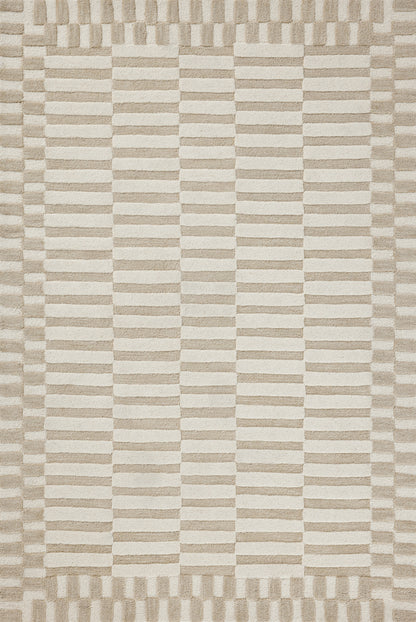 Chris Loves Julia Bradley Rug - Ivory / Beige - Chapin Furniture