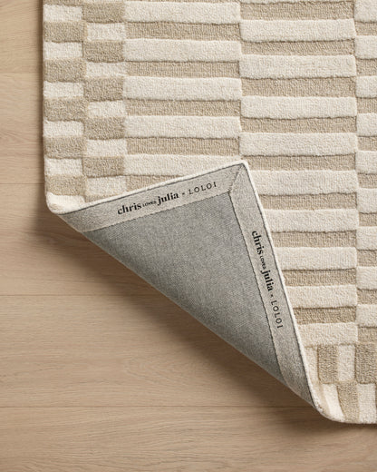 Chris Loves Julia Bradley Rug - Ivory / Beige - Chapin Furniture