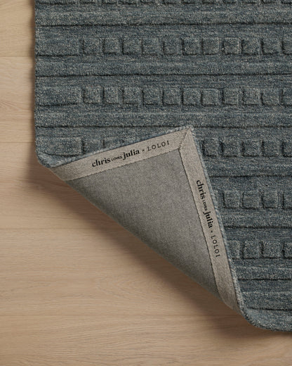 Chris Loves Julia Bradley Rug - Teal - Chapin Furniture