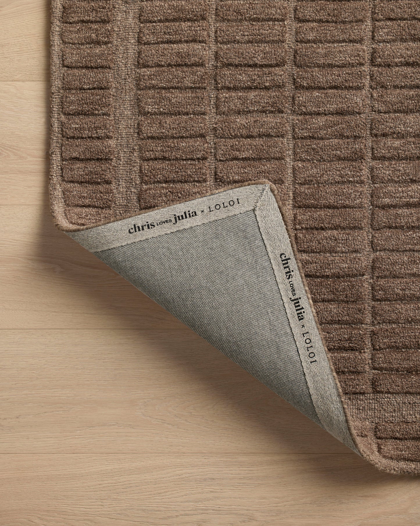 Chris Loves Julia Bradley Rug - Cocoa - Chapin Furniture
