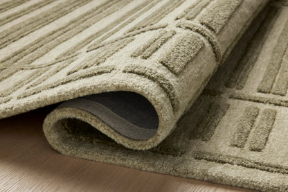 Chris Loves Julia Bradley Rug - Sage / Olive - Chapin Furniture