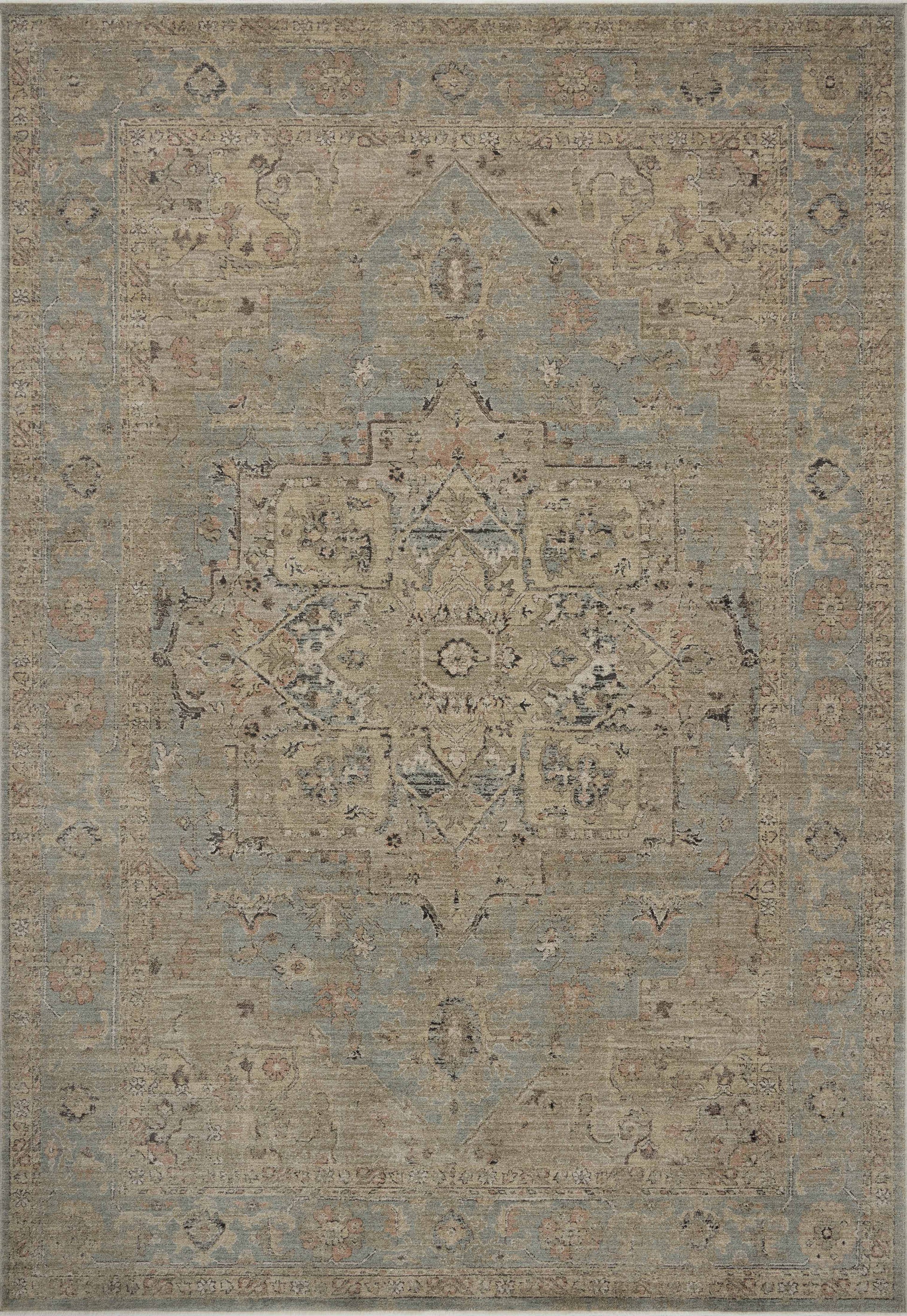 Briar 01 Sky/Moss Rug - Chapin Furniture