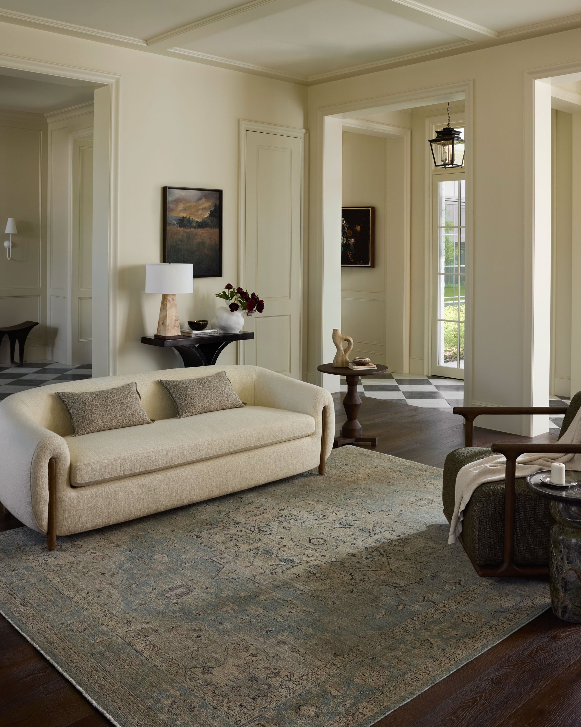 Briar 01 Sky/Moss Rug - Chapin Furniture