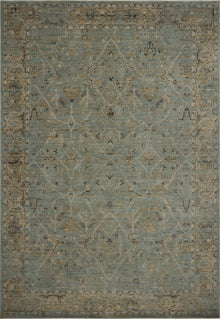 Briar 02 Aqua/Olive Rug - Chapin Furniture