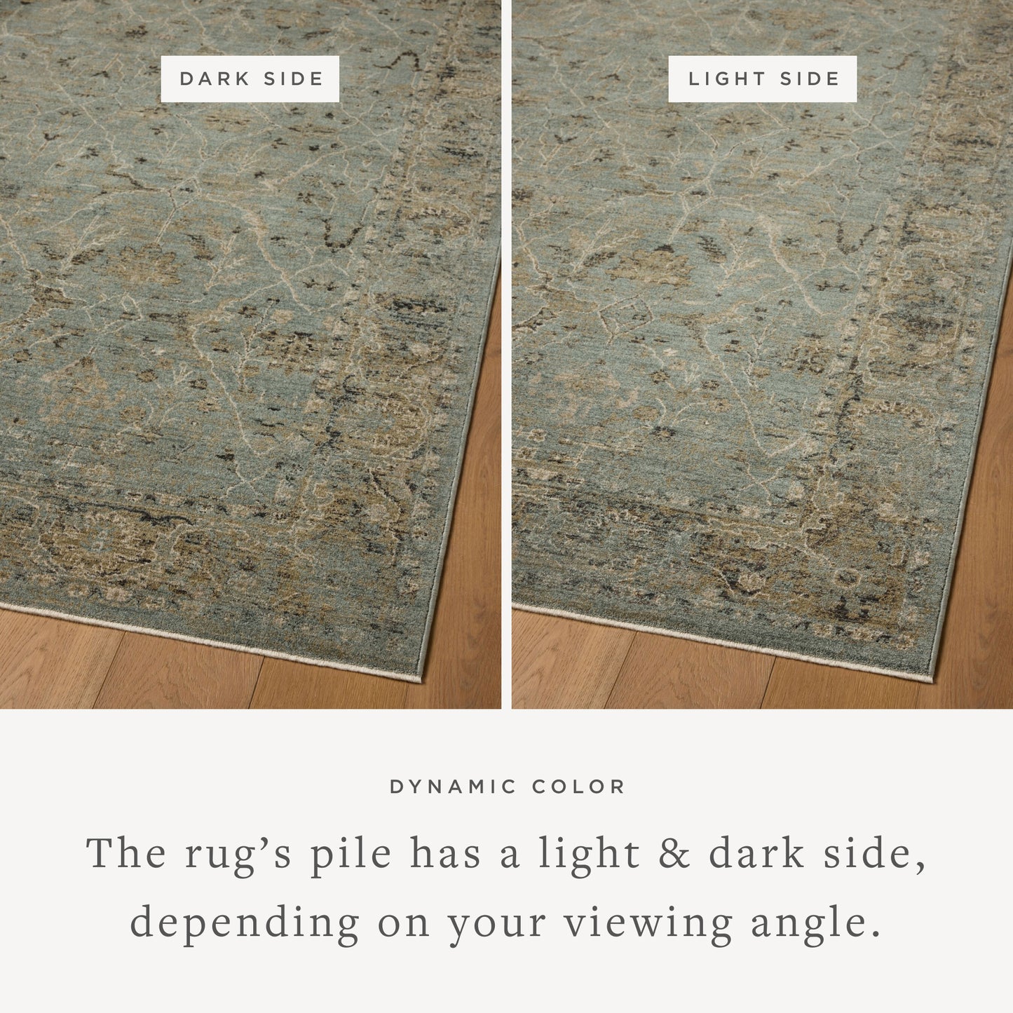 Briar 02 Aqua/Olive Rug - Chapin Furniture