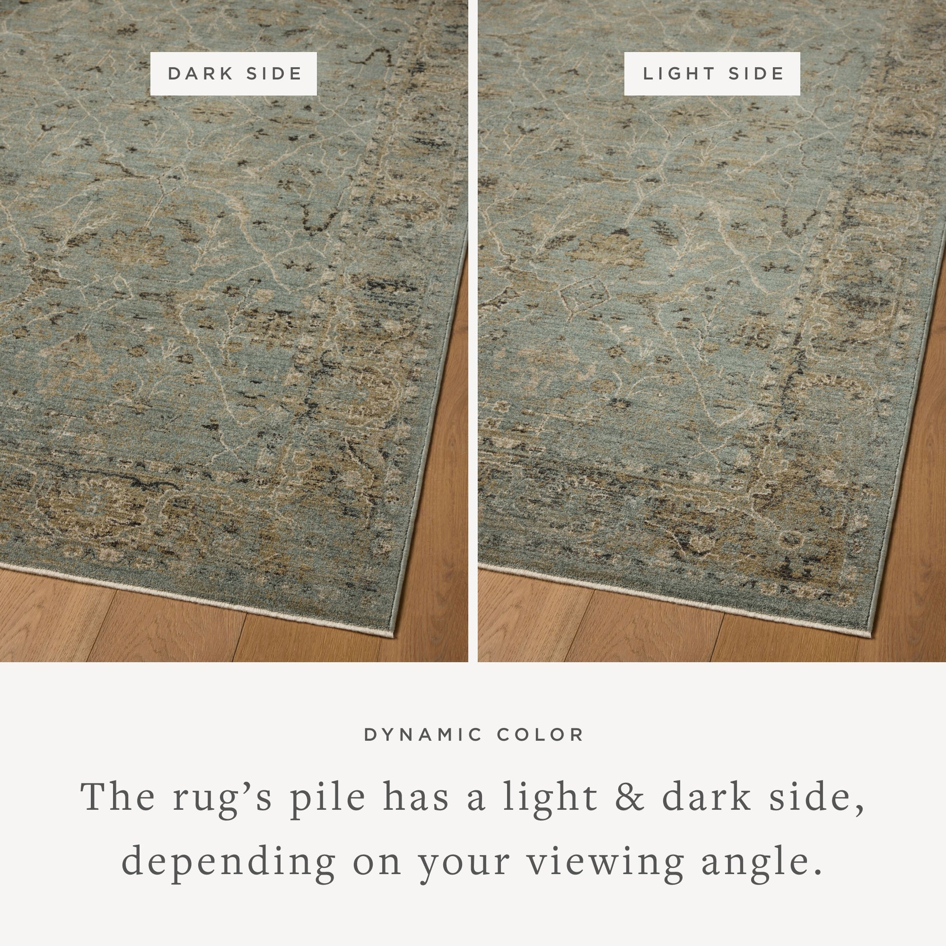 Briar 02 Aqua/Olive Rug - Chapin Furniture