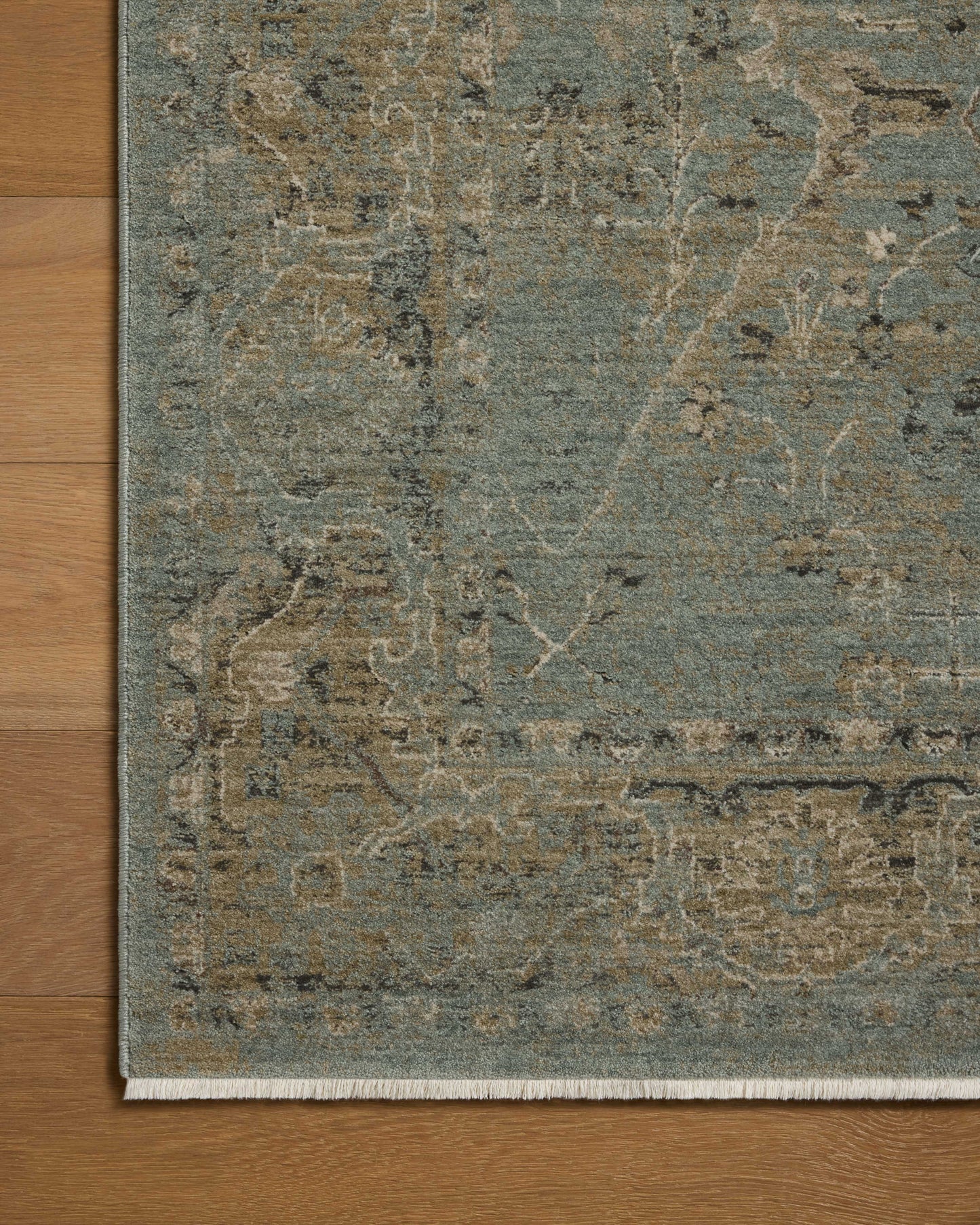 Briar 02 Aqua/Olive Rug - Chapin Furniture