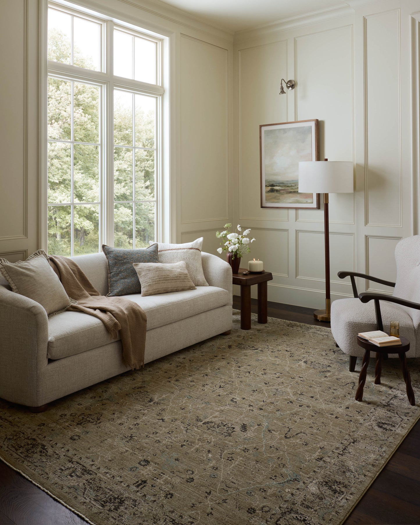 Briar 02 Olive/Stone Rug - Chapin Furniture
