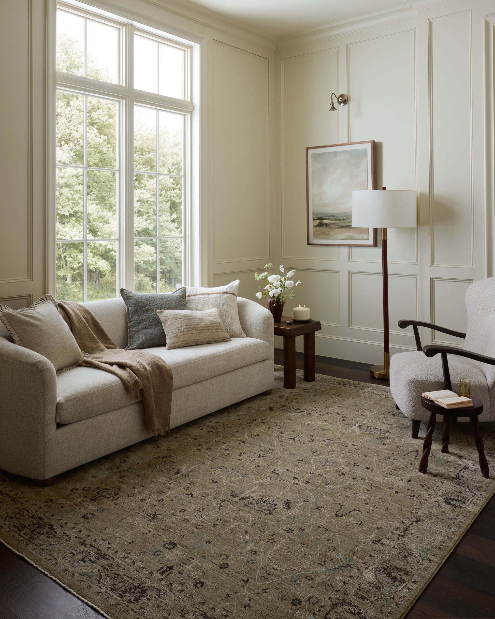 Briar 02 Olive/Stone Rug - Chapin Furniture