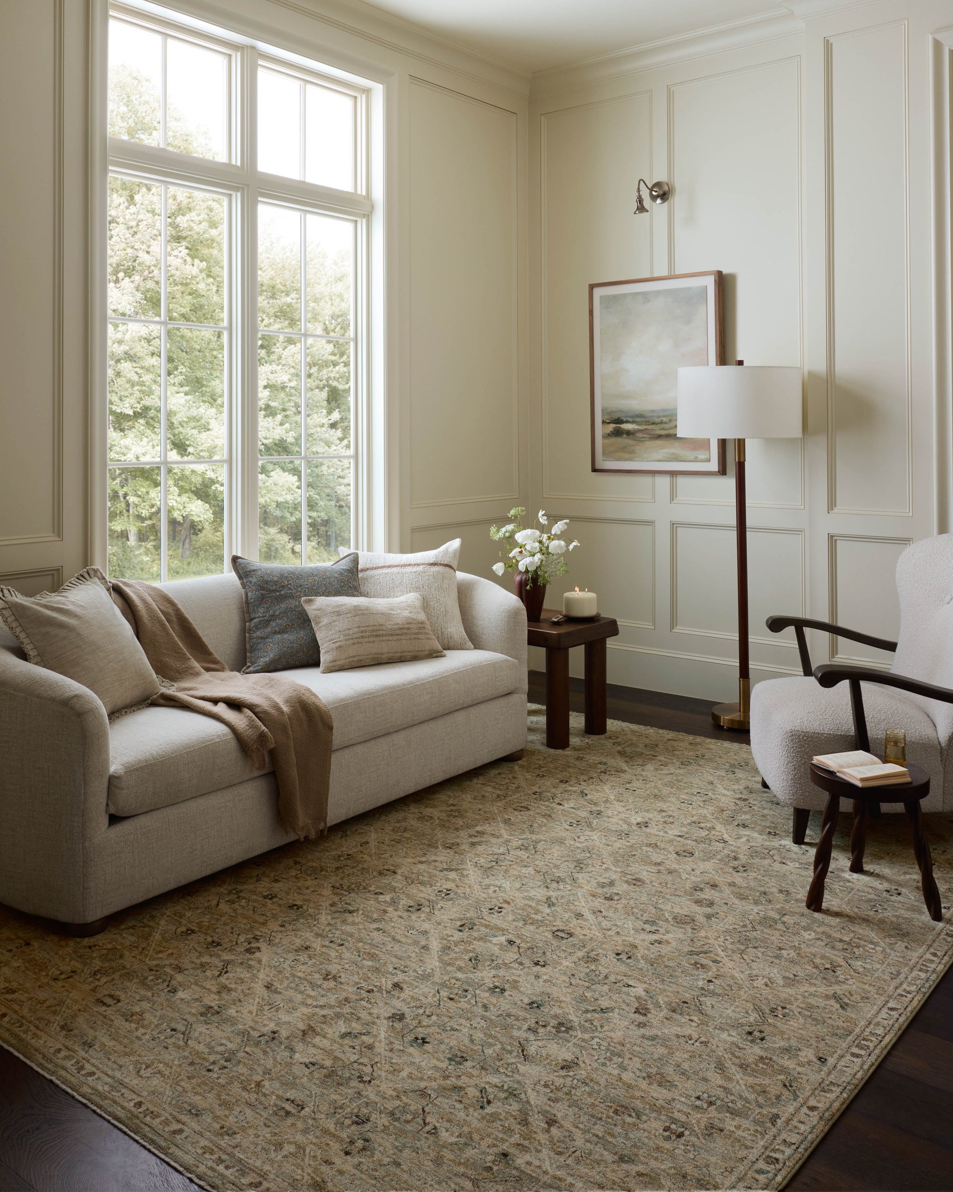 Briar 03 Silver/Moss Rug - Chapin Furniture