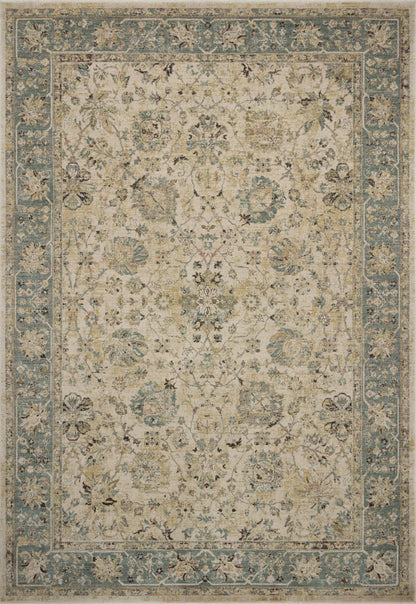 Briar 05 Antique Ivory/Blue Rug - Chapin Furniture