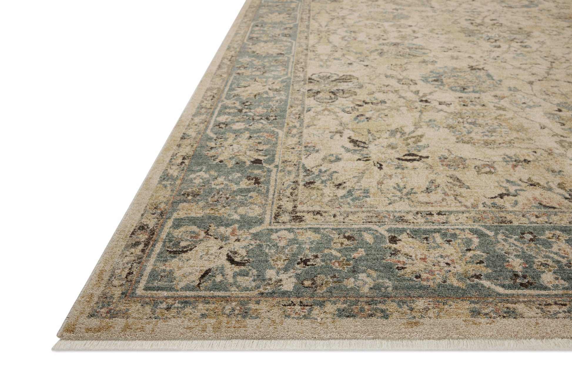 Briar 05 Antique Ivory/Blue Rug - Chapin Furniture