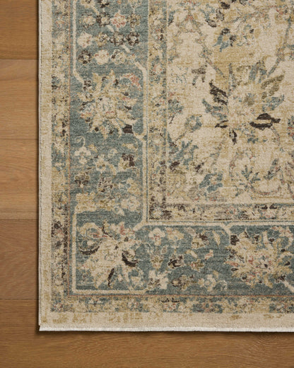 Briar 05 Antique Ivory/Blue Rug - Chapin Furniture